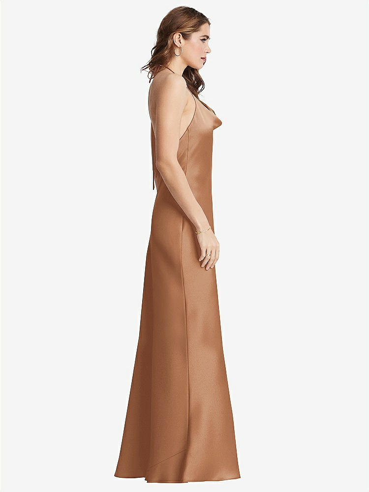 【NEW】【STYLE: LB002】カウルネック コンバーチブル マキシ スリップ ドレス - リース【COLOR: Toffee】【SIZE: 00-30W】