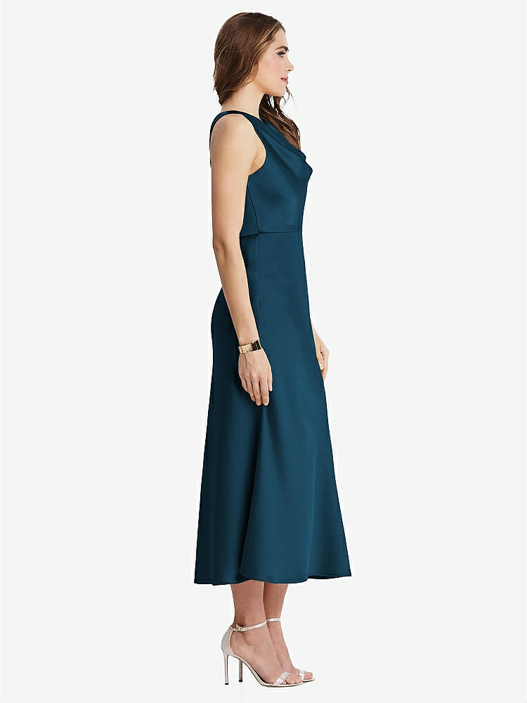 【NEW】【STYLE: LB003】カウルネック MIDI タンク ドレス - ESME【COLOR: Atlantic Blue】【SIZE: 00-30W】