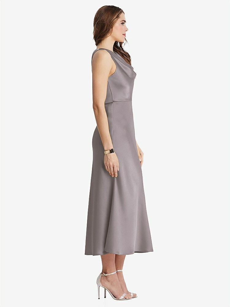【NEW】【STYLE: LB003】カウルネック MIDI タンク ドレス - ESME【COLOR: Cashmere Gray】【SIZE: 00-30W】