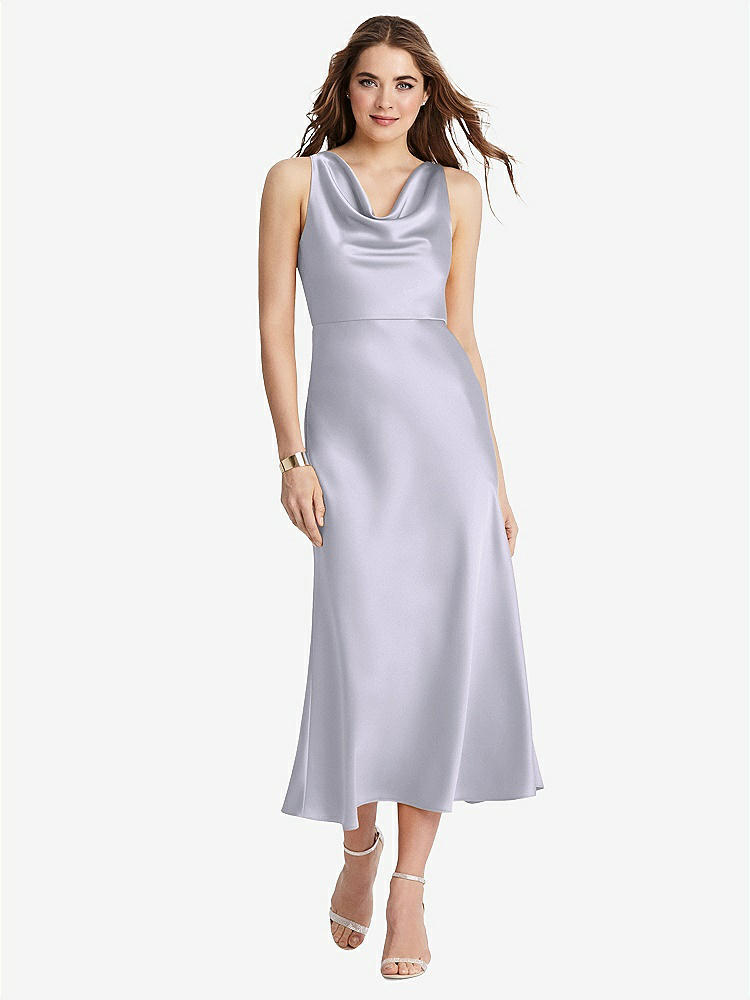 【NEW】【STYLE: LB003】カウルネック MIDI タンク ドレス  -  ESME【COLOR: Silver Dove】【SIZE: 00-30W】