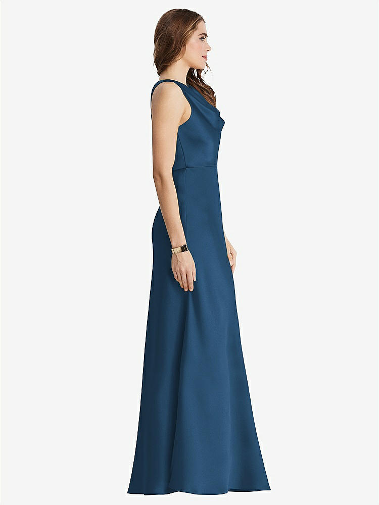 【STYLE: LB004】Cowl-Neck Maxi Tank Dress - Nova【COLOR: Dusk Blue】