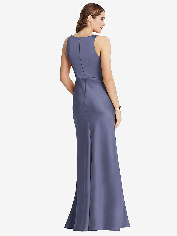 【STYLE: LB004】Cowl-Neck Maxi Tank Dress - Nova【COLOR: French Blue】