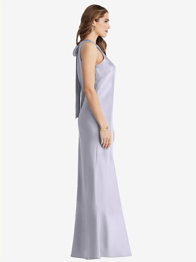 【NEW】【STYLE: LB006】ネクタイ 首 低 背面 マキシ タンク ドレス  -  マリン【COLOR: Silver Dove】【SIZE: 00-30W】