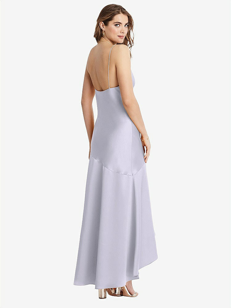 【NEW】【STYLE: LB007】非対称 ドロップ ウエスト ハイロー スリップ ドレス  -  デボン【COLOR: Silver Dove】【SIZE: 00-30W】