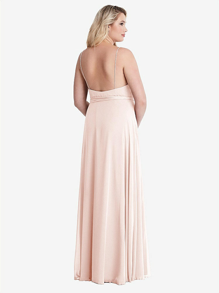 【NEW】【STYLE: LB011】シフォン マキシ ラップ ドレス サッシ - コーラ【COLOR: Blush】【SIZE: 00-30W】