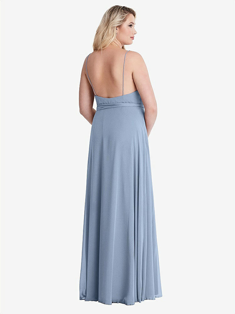 【NEW】【STYLE: LB011】シフォン マキシ ラップ ドレス サッシ - コーラ【COLOR: Cloudy】【SIZE: 00-30W】