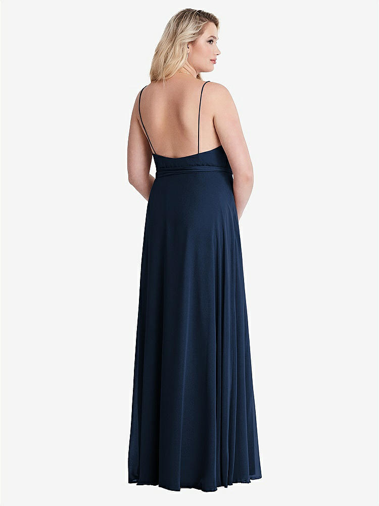 【NEW】【STYLE: LB011】シフォン マキシ ラップ ドレス サッシ - コーラ【COLOR: Midnight Navy】【SIZE: 00-30W】