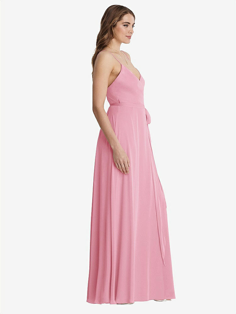 【NEW】【STYLE: LB011】シフォン マキシ ラップ ドレス サッシ - コーラ【COLOR: Peony Pink】【SIZE: 00-30W】