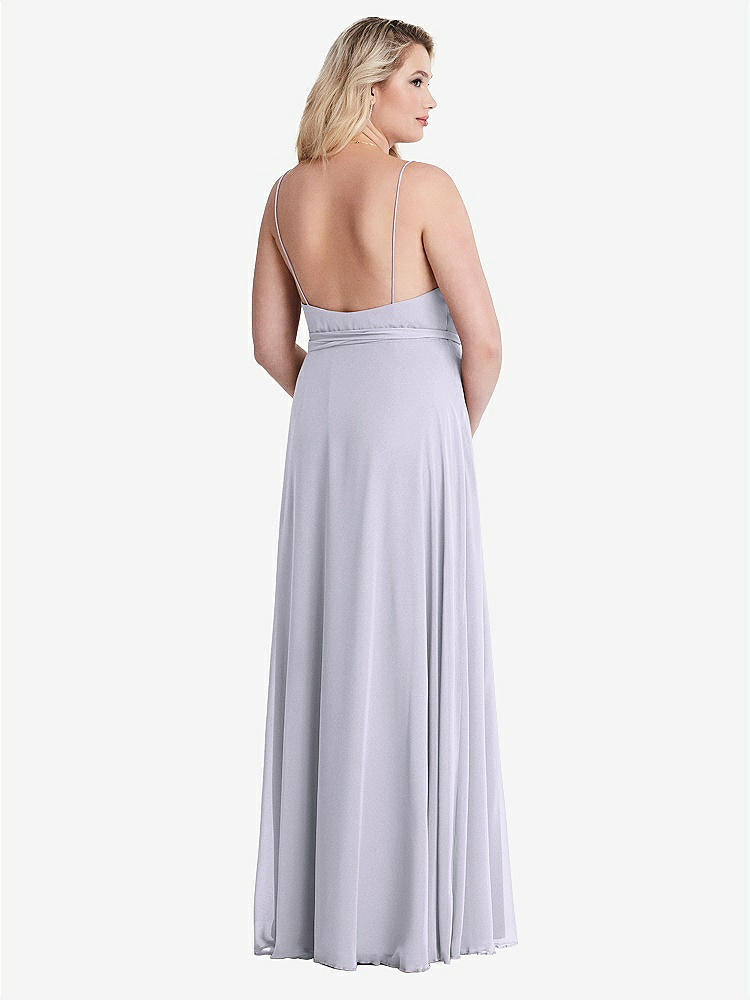 【NEW】【STYLE: LB011】シフォン マキシ ラップ ドレス サッシ - コーラ【COLOR: Silver Dove】【SIZE: 00-30W】