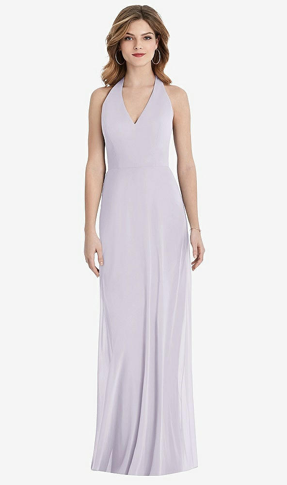 【STYLE: TH029】V-Neck Halter Chiffon Maxi Dress - Taryn【COLOR: Moondance】