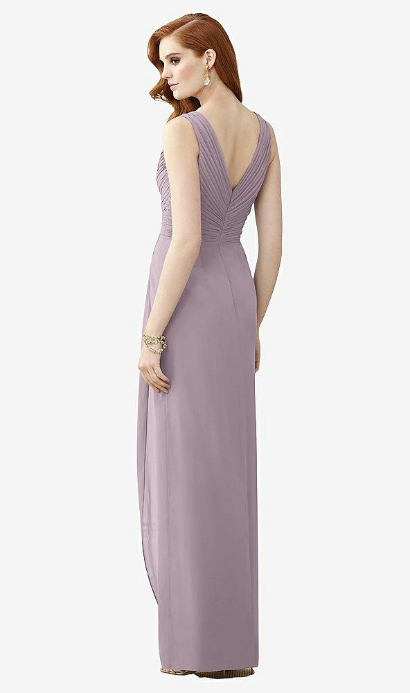 【STYLE: TH030】Sleeveless Draped Faux Wrap Maxi Dress - Dahlia【COLOR: Lilac Dusk】