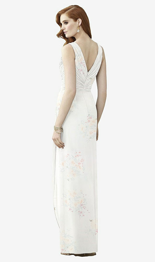【STYLE: TH030】Sleeveless Draped Faux Wrap Maxi Dress - Dahlia【COLOR: Spring Fling】