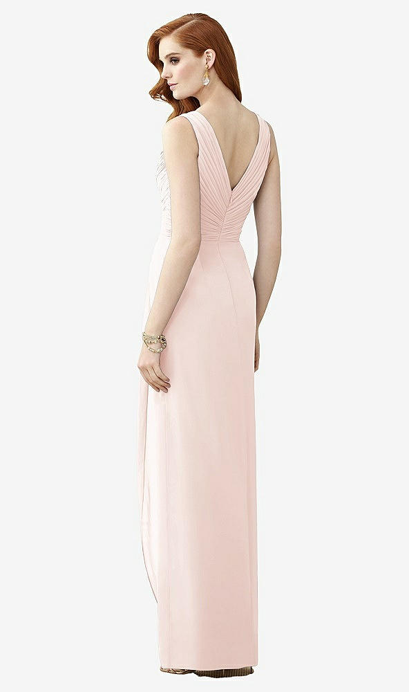 【NEW】【STYLE: TH030】ノースリーブ ドレープ フェイク ラップ マキシ ドレス - ダリア【COLOR: Blush】【SIZE: 00-30W】