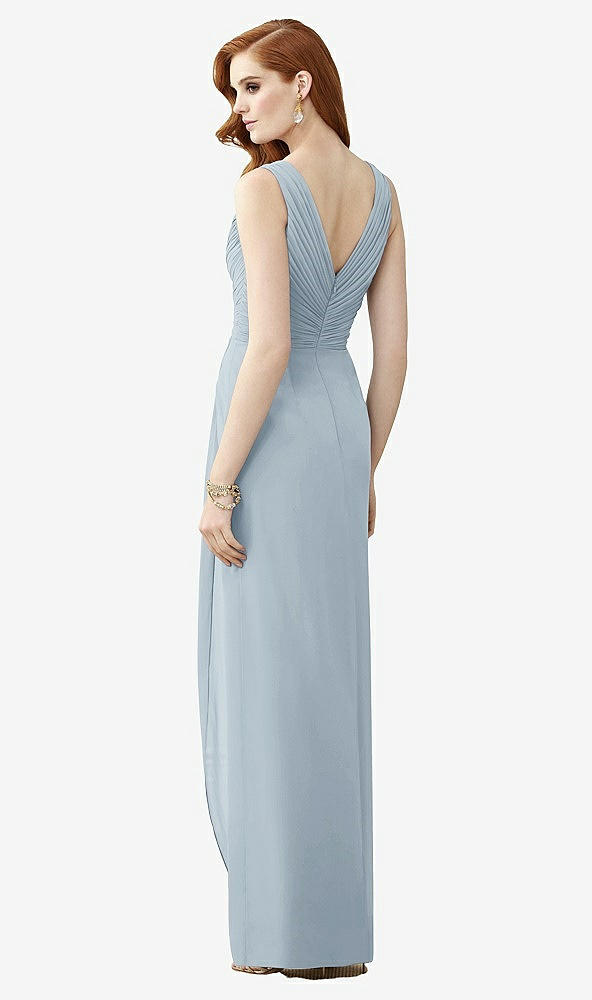 【STYLE: TH030】Sleeveless Draped Faux Wrap Maxi Dress - Dahlia【COLOR: Mist】