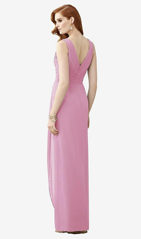 【STYLE: TH030】Sleeveless Draped Faux Wrap Maxi Dress - Dahlia【COLOR: Powder Pink】