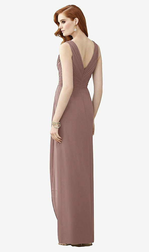 【STYLE: TH030】Sleeveless Draped Faux Wrap Maxi Dress - Dahlia【COLOR: Sienna】