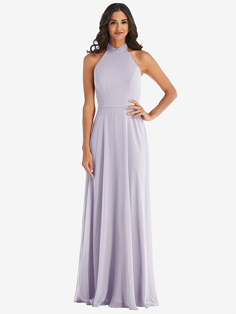 【STYLE: 1545】High Neck Halter Backless Maxi Dress【COLOR: Moondance】