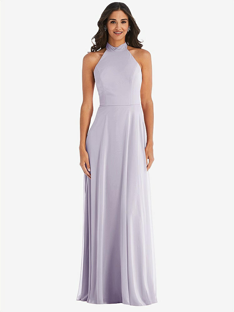 【STYLE: 1545】High Neck Halter Backless Maxi Dress【COLOR: Moondance】