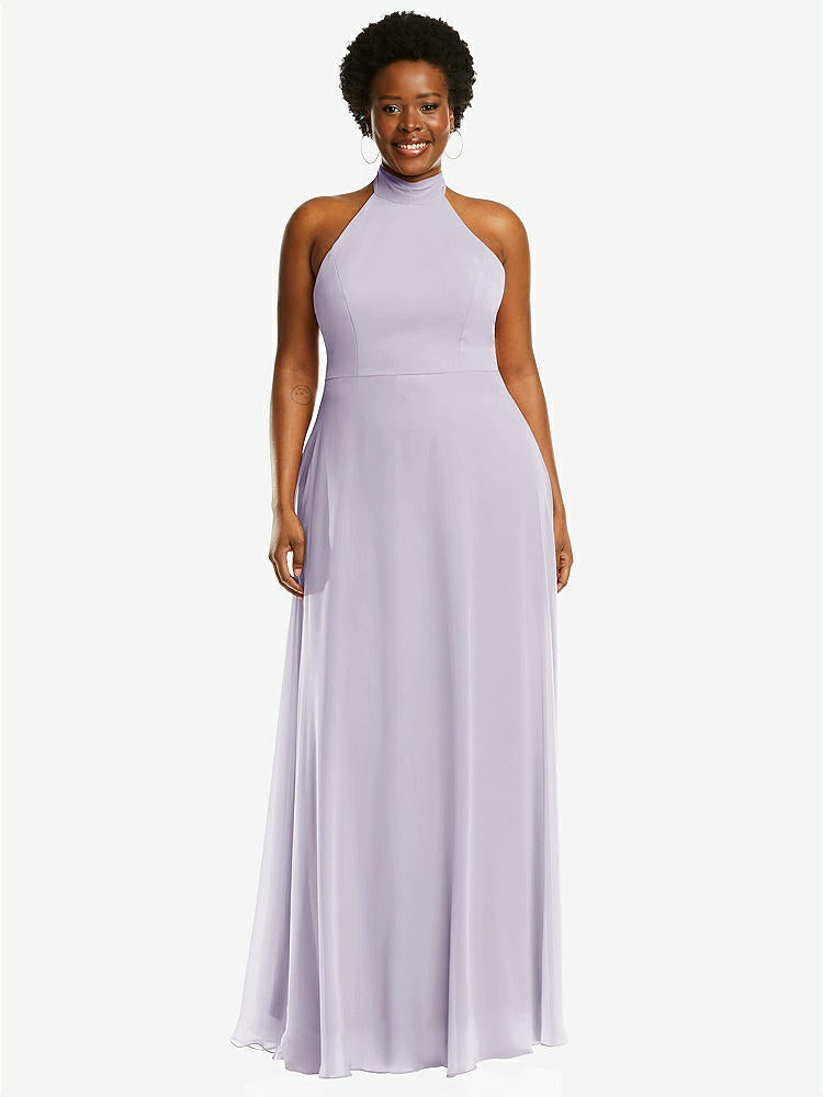 【STYLE: 1545】High Neck Halter Backless Maxi Dress【COLOR: Moondance】