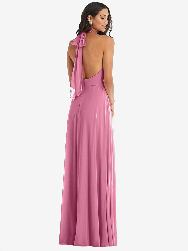 【NEW】【STYLE: 1545】高 首 ホルター バックレス マキシ ドレス【COLOR: Orchid Pink】【SIZE: 00-30W】
