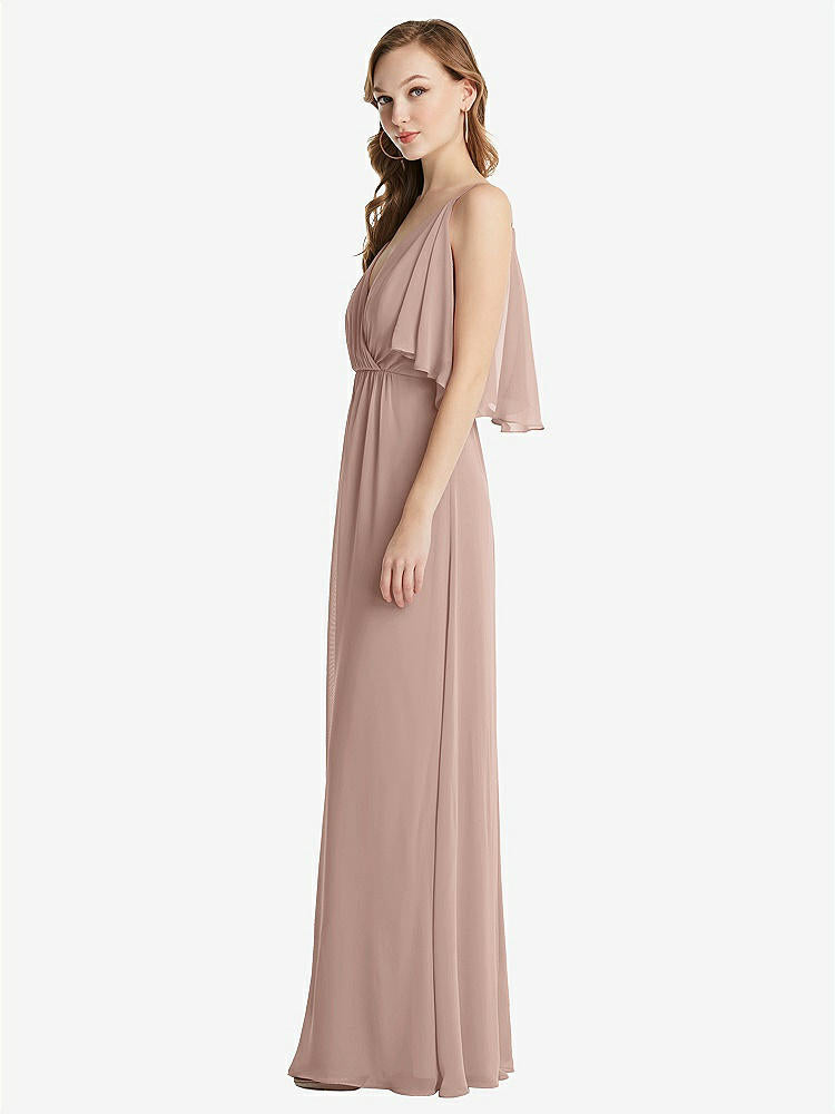 【NEW】【STYLE: 1547】コンバーチブル コールドショルダー ドレープ ラップ マキシ ドレス【COLOR: Bliss】【SIZE: 00-30W】