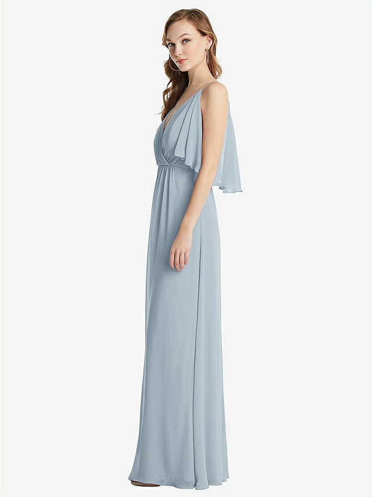 【NEW】【STYLE: 1547】コンバーチブル コールドショルダー ドレープ ラップ マキシ ドレス【COLOR: Mist】【SIZE: 00-30W】