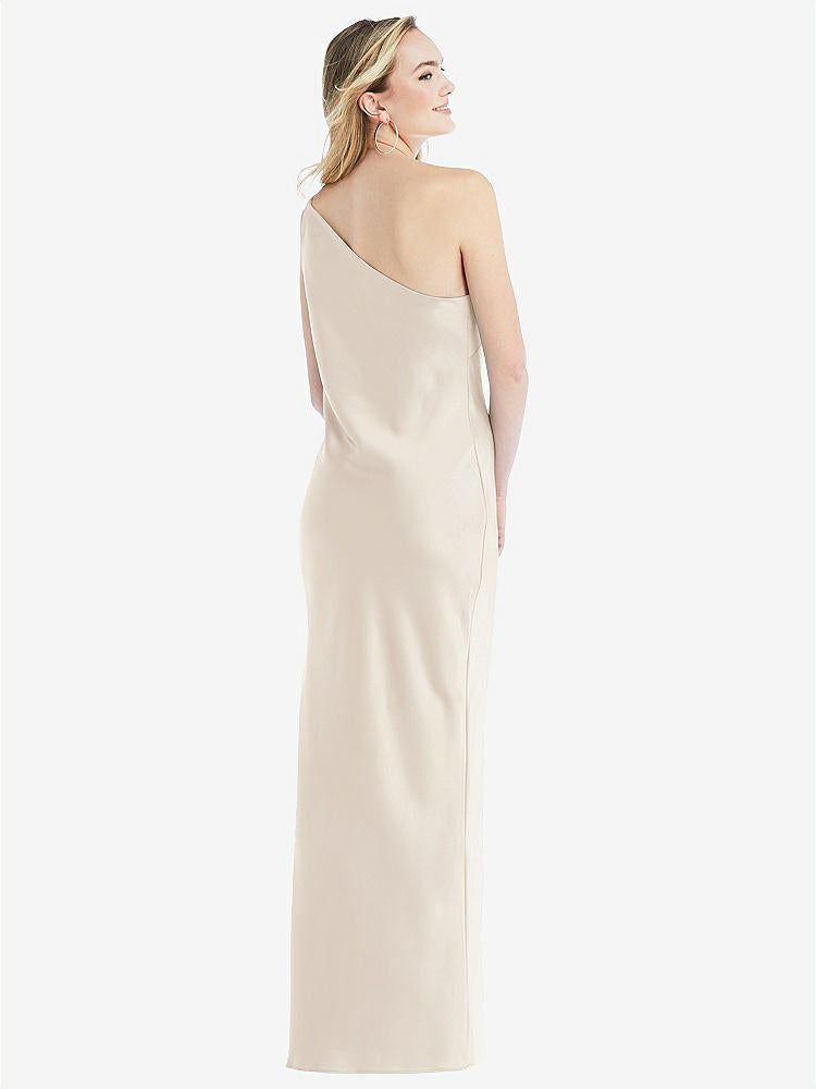 【NEW】【STYLE: 8209】ワンショルダー 非対称 マキシ スリップ ドレス【COLOR: Oat】【SIZE: 00-30W】