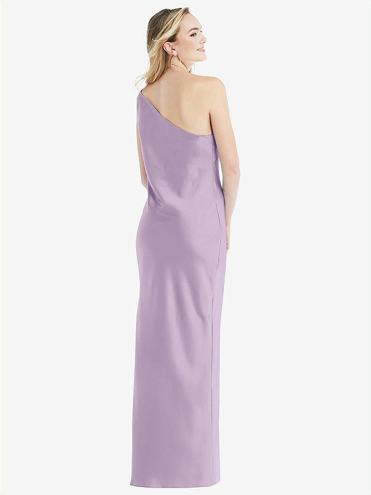 【NEW】【STYLE: 8209】ワンショルダー 非対称 マキシ スリップ ドレス【COLOR: Pale Purple】【SIZE: 00-30W】