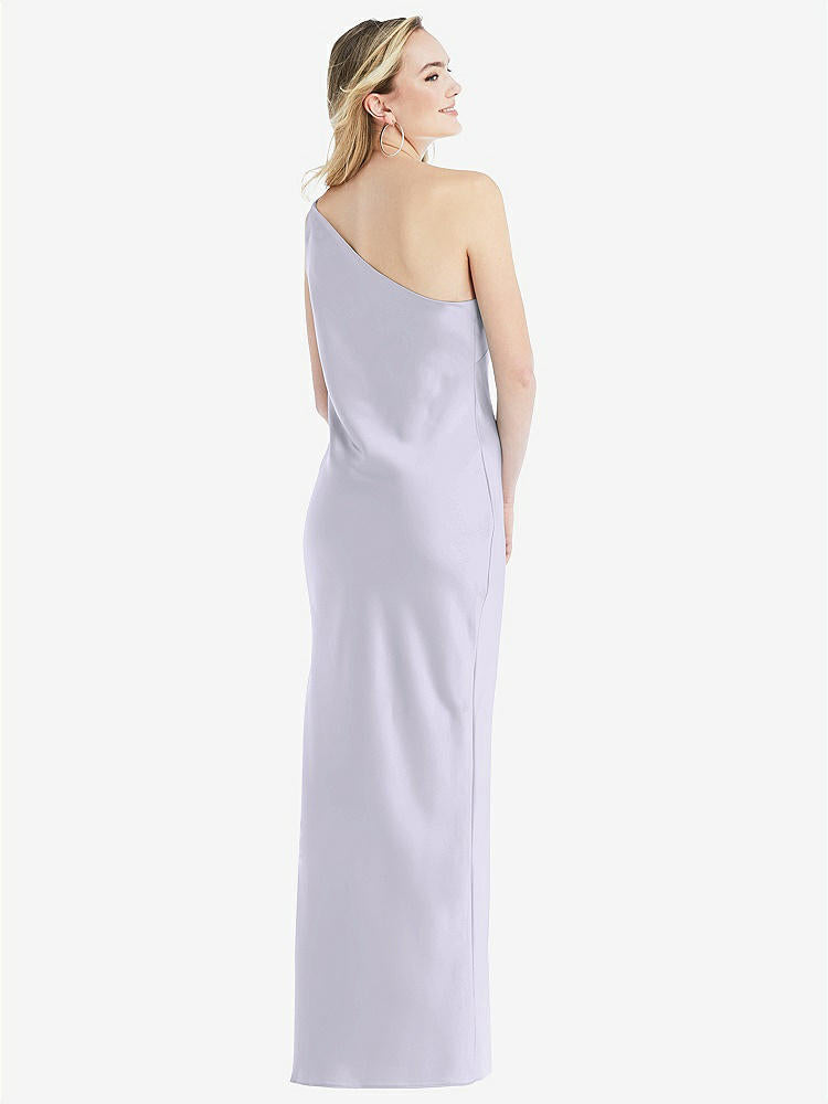 【NEW】【STYLE: 8209】ワンショルダー 非対称 マキシ スリップ ドレス【COLOR: Silver Dove】【SIZE: 00-30W】