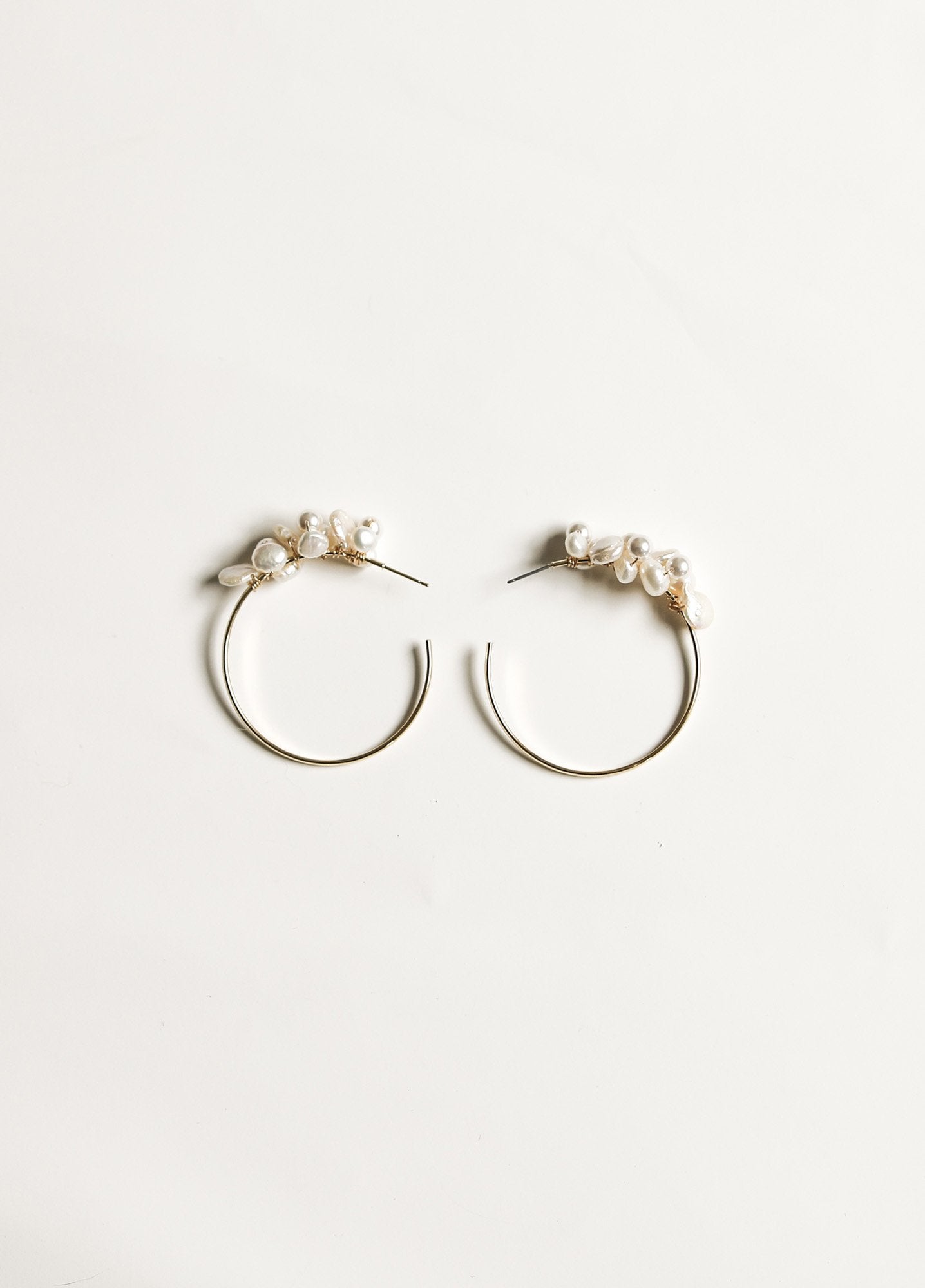 【新】【A.B. ELLIE】 Ari Freshwater Pearl Hoops