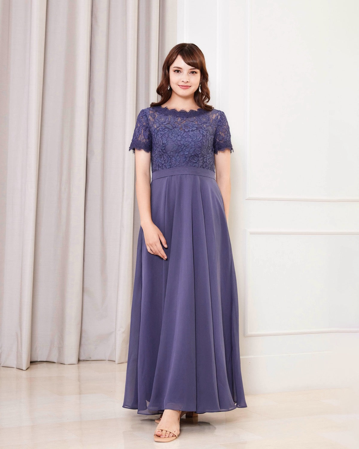 NV1033 Lace long dress