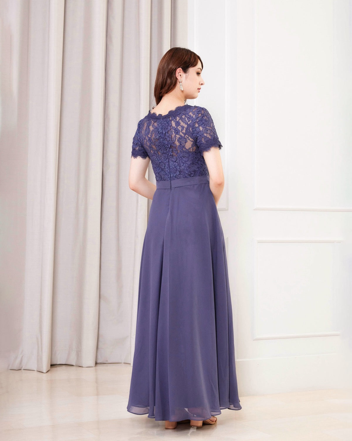 NV1033 Lace long dress