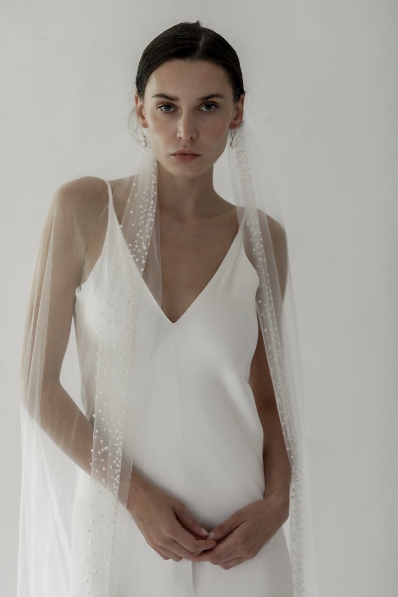 【新】【A.B. ELLIE】 Hayden Pearl Edge Veil