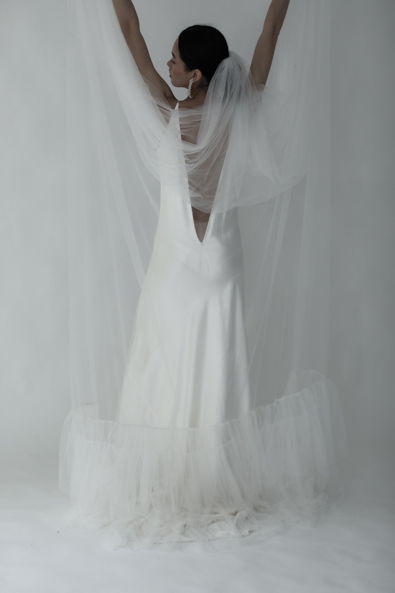 【新】【A.B. ELLIE】 Tulle Tiered Veil
