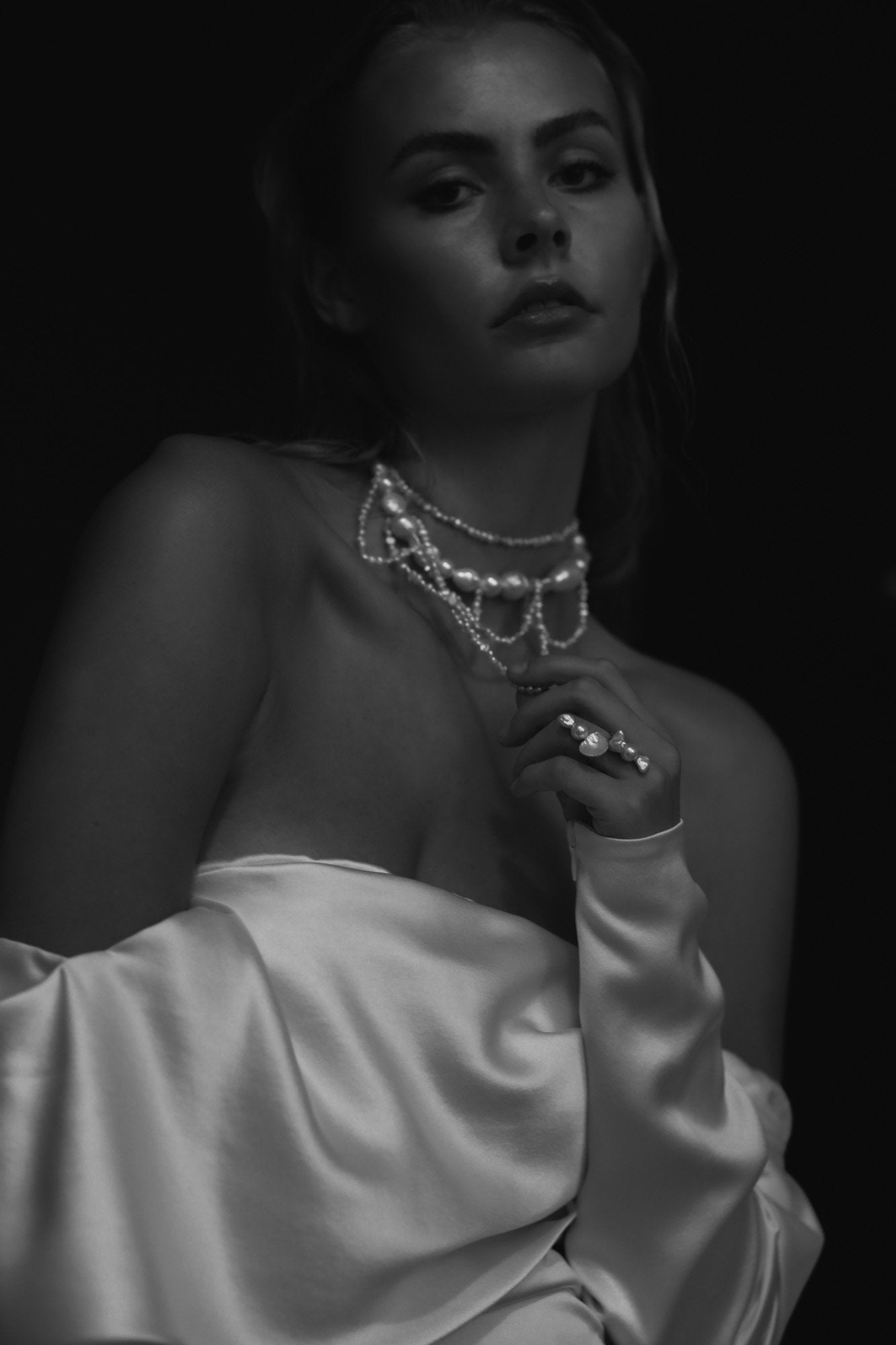 【新】【A.B. ELLIE】 Baroque Cascading Choker