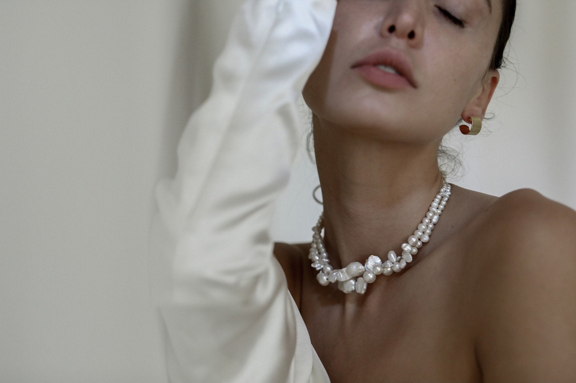 【新】【A.B. ELLIE】 Baroque Wavering Necklace