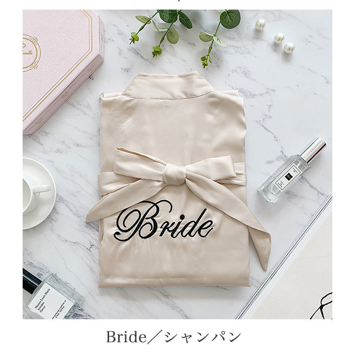 ブライダルサテンガウン 花嫁 ブライズメイド 結婚式
