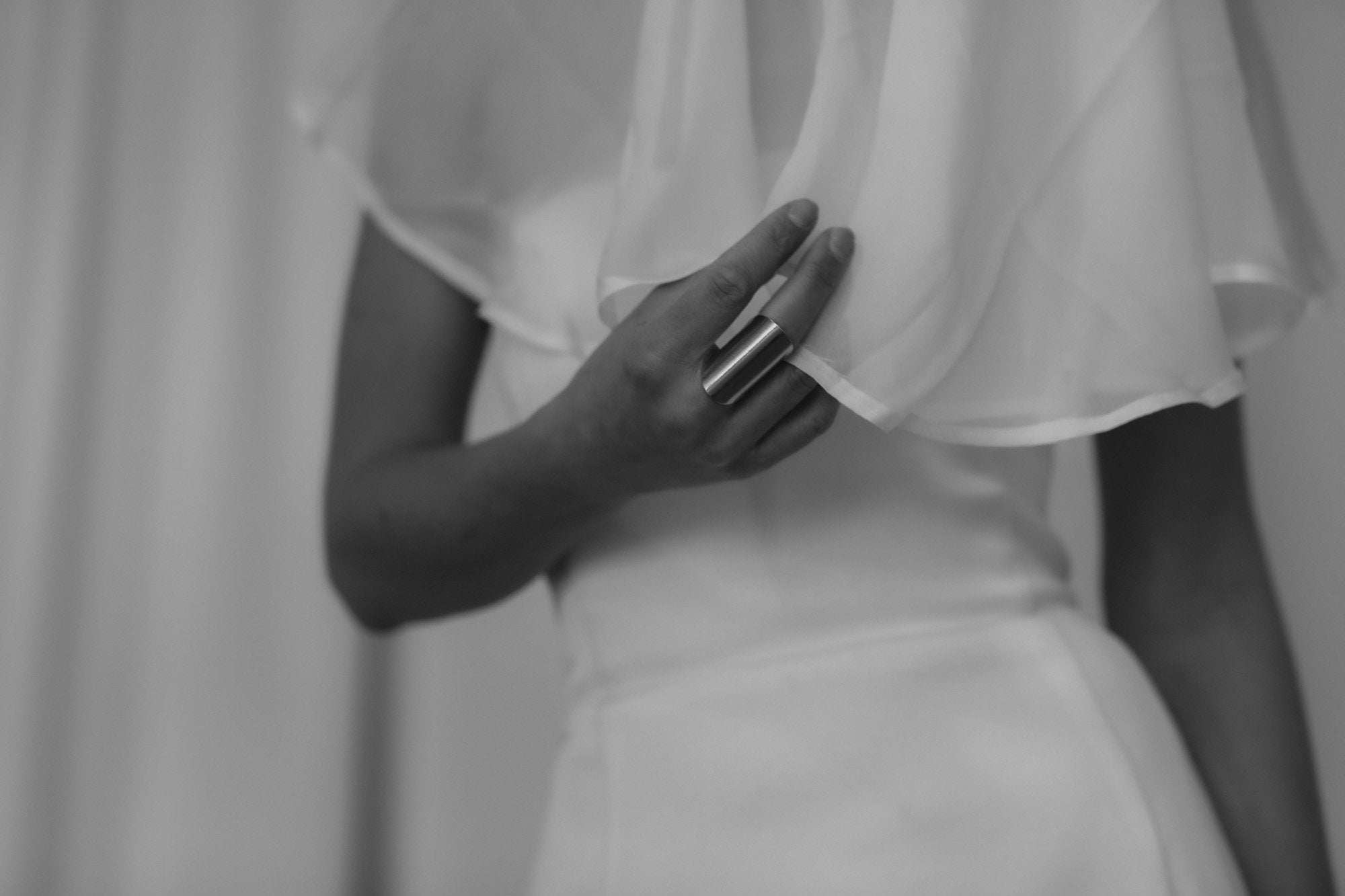 【新】【A.B. ELLIE】 Silk Chiffon Circlet Veil