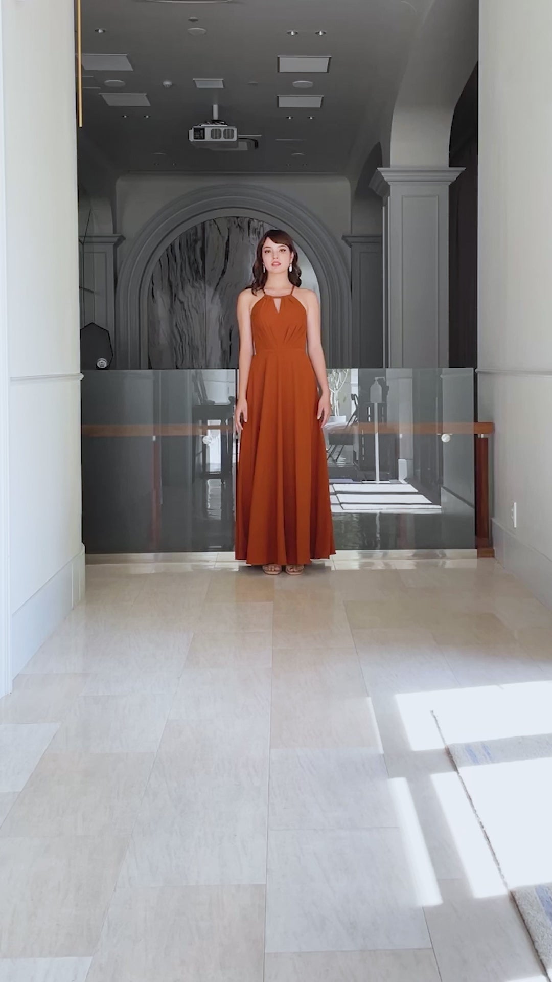 NV1026 Halter neck long dress