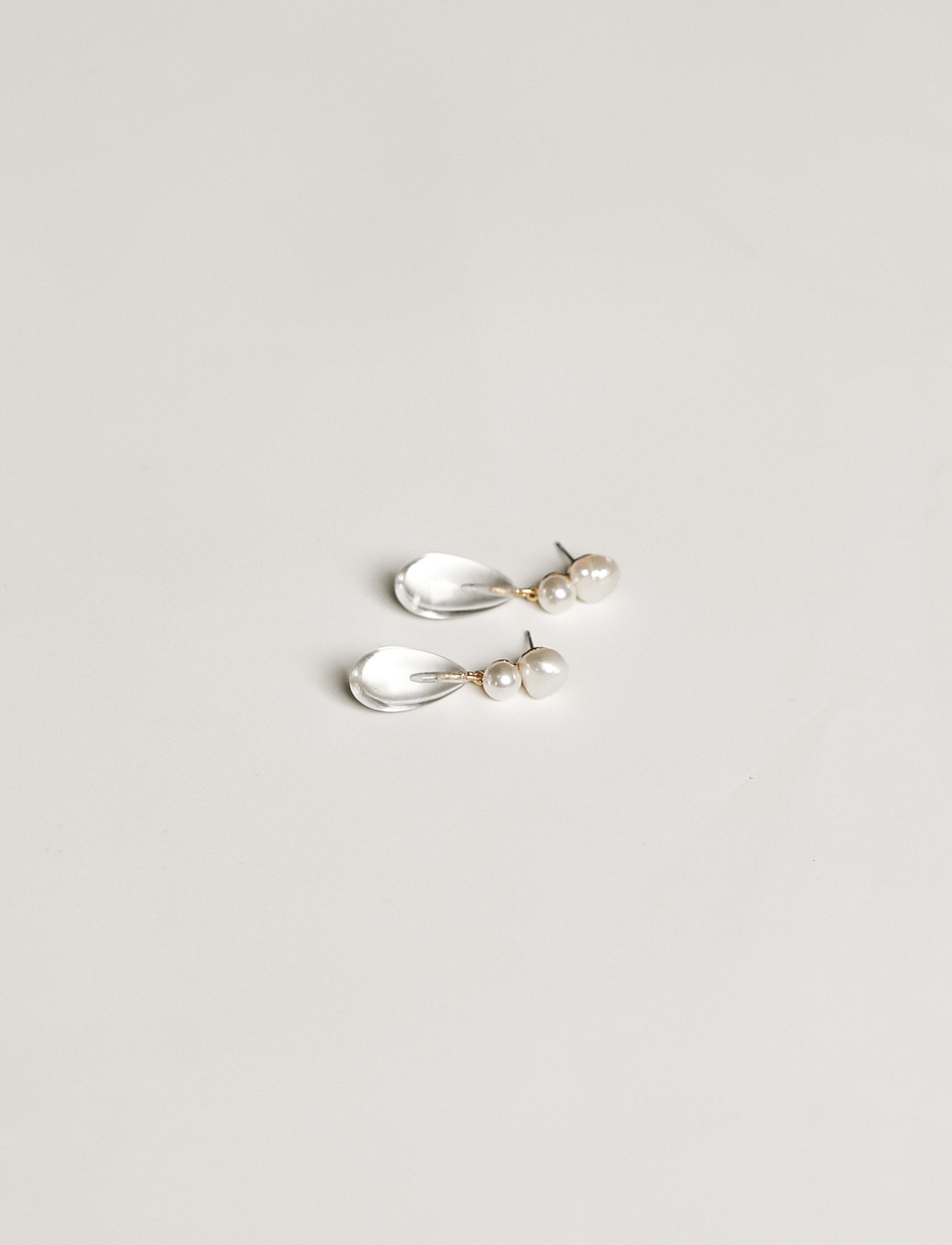 【新】【A.B. ELLIE】 Glass x Pearl Drop