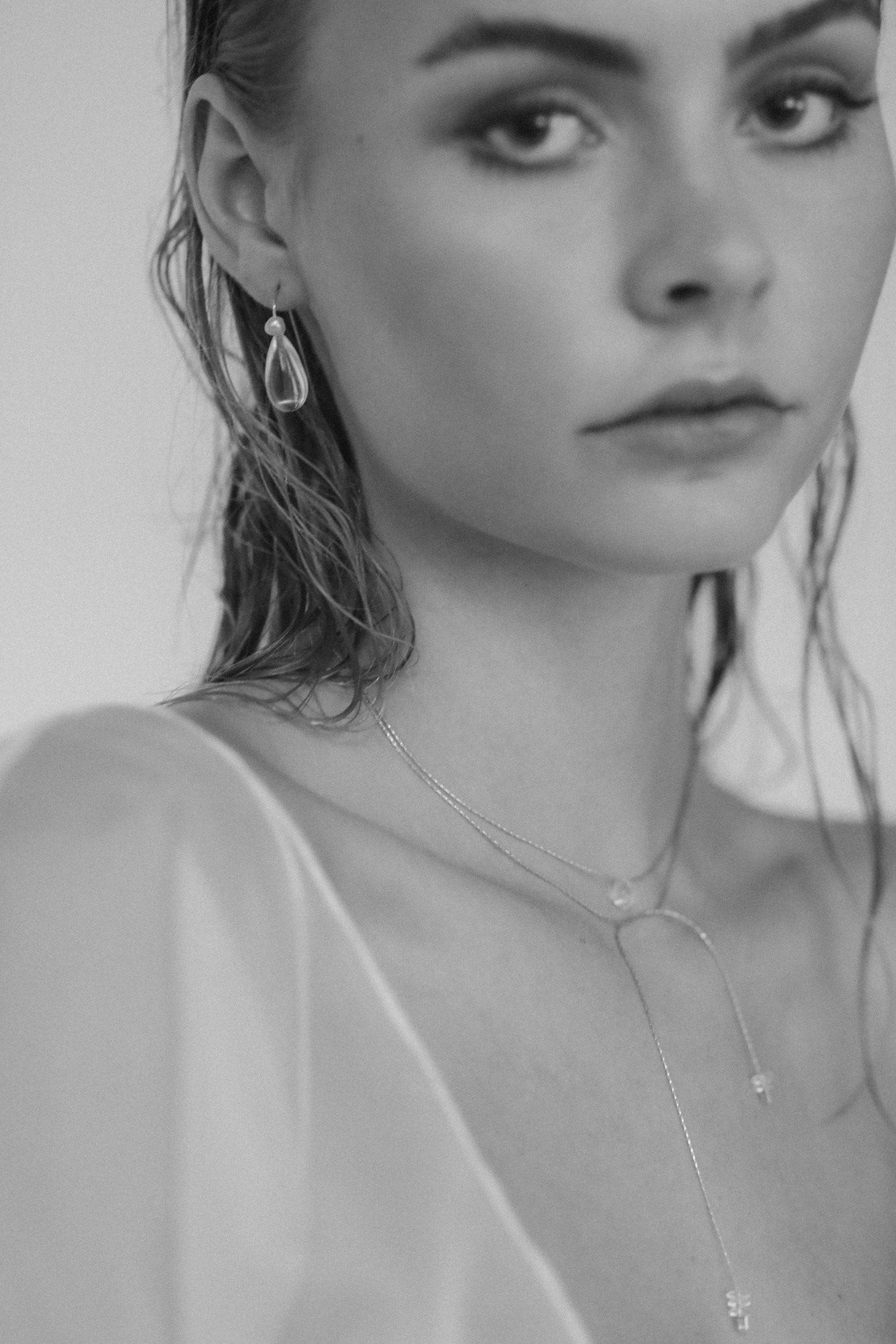 【新】【A.B. ELLIE】 Glass x Pearl Short Stem