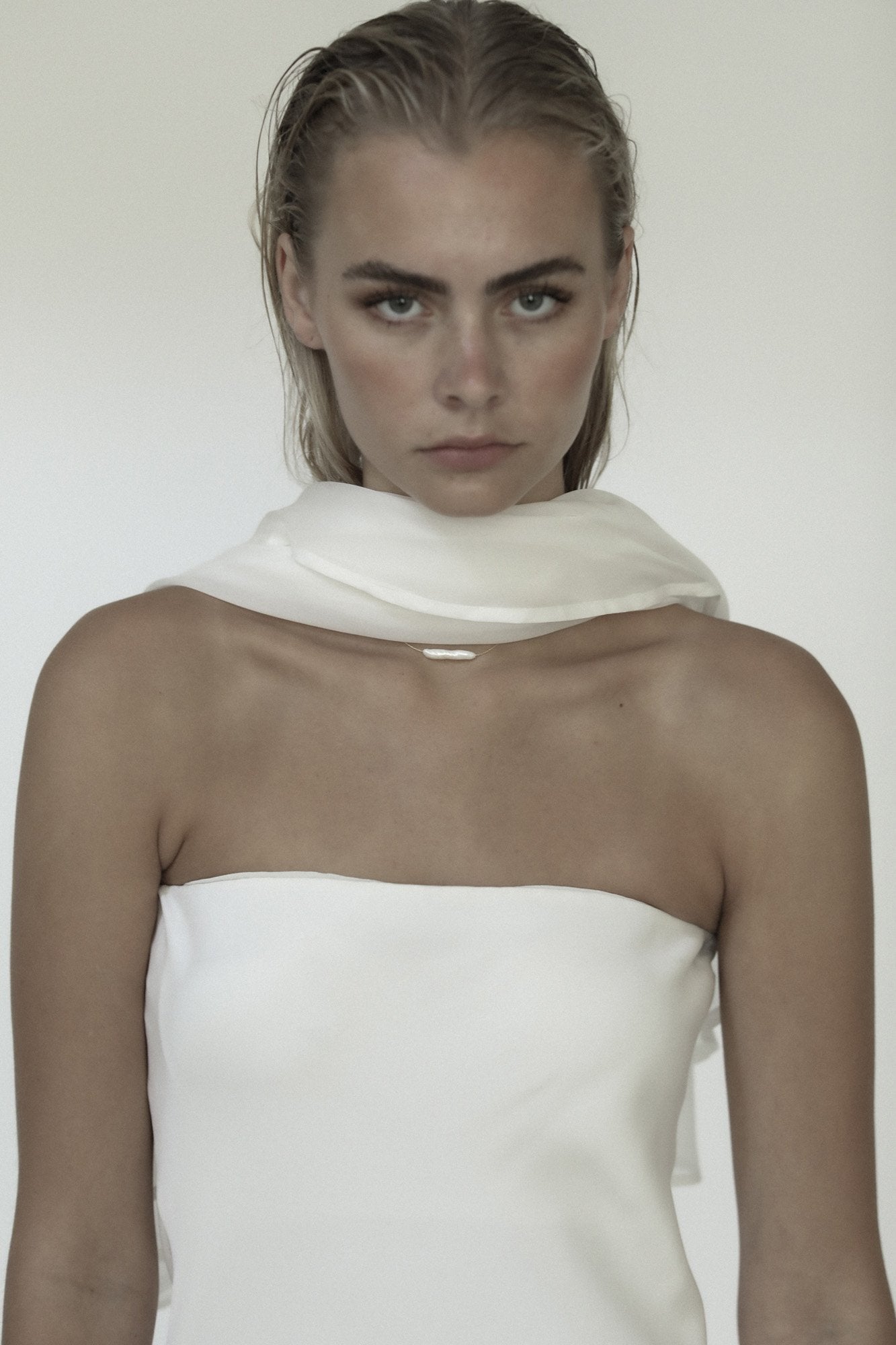 【新】【A.B. ELLIE】 Hughes Freshwater Pearl Bar Necklace