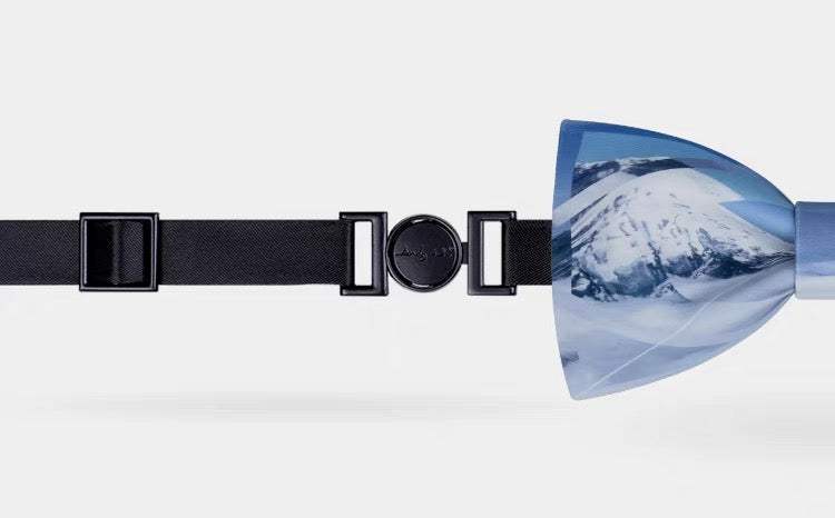 【お取り寄せ商品】アイスマウンテン 雪山プリント 蝶ネクタイ