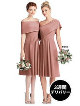 ループ ブライズメイド ショートドレス