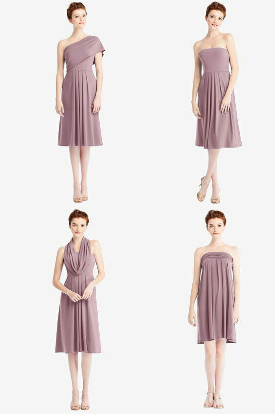 ループ ブライズメイド ショートドレス