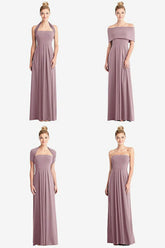 ループ ブライズメイド ロングドレス