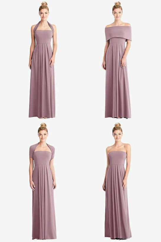 ループ ブライズメイド ロングドレス