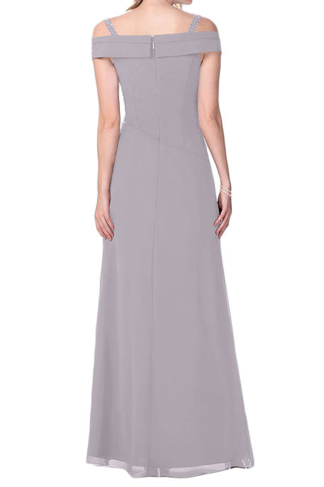 MB311 オフショルダー ロングドレス 77色