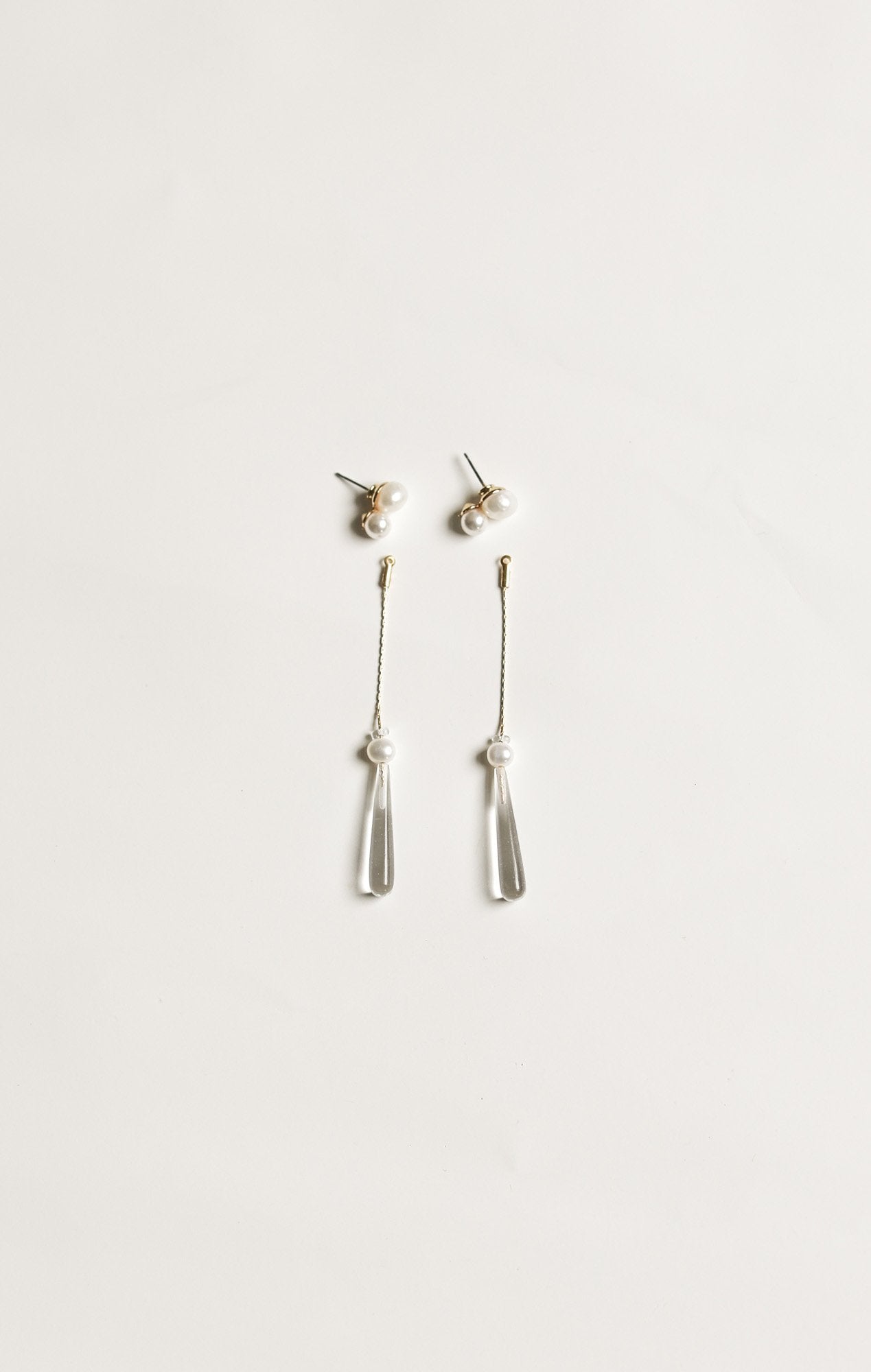 【新】【A.B. ELLIE】 Mini Glass x Pearl Strand
