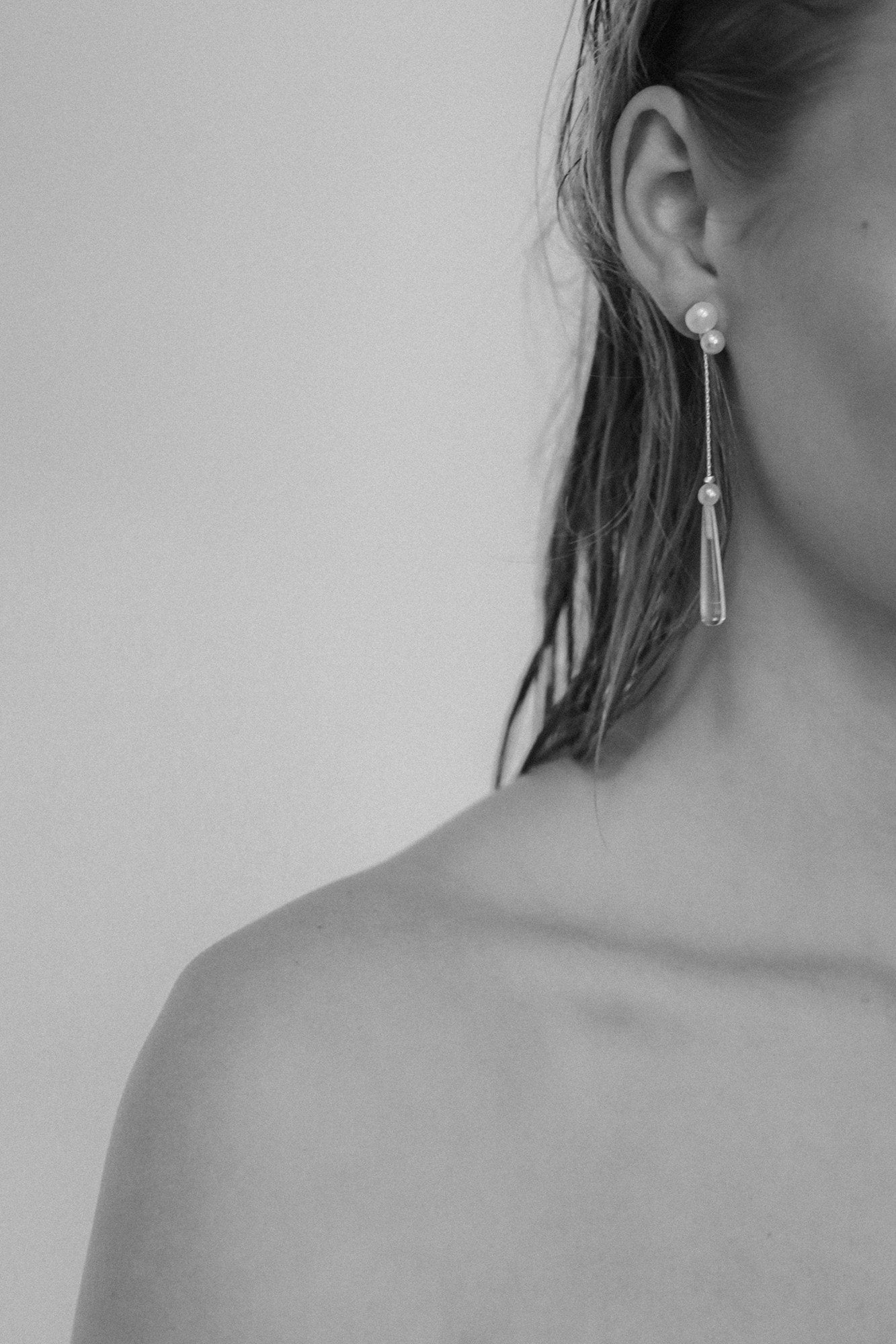 【新】【A.B. ELLIE】 Mini Glass x Pearl Strand